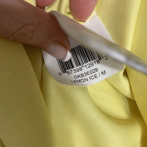 bcbgeneration bcbg womens solid yellow Lemon Ice mini skirt medium - Picture 5 of 7